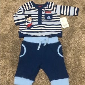 Disney baby outfit blue size 0-3 M